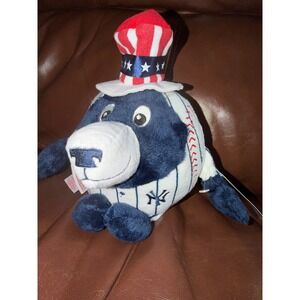 New York Yankees Orbiez Sports Plush Bear Uncle Sam Hat MLB Baseball Mascot 2011